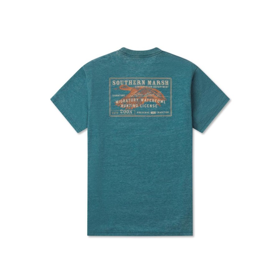 Women'S Southern Marsh Seawash Tees | Seawash Tee - Waterfowl License