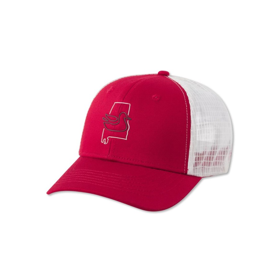 Women'S Southern Marsh Hats & Visors | Trucker Hat - Original Outline - Alabama