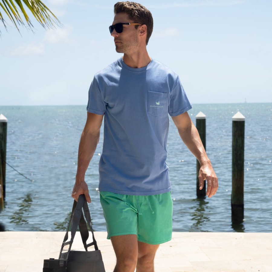 Men'S Southern Marsh Swim Trunks | Seawash Stretch Swim Trunk | Malibu