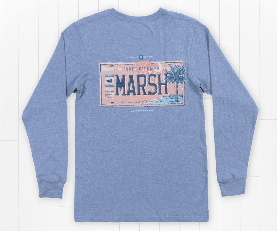 Men'S Southern Marsh Original Ls Tees | Backroads Collection Tee | South Carolina | Long Sleeve