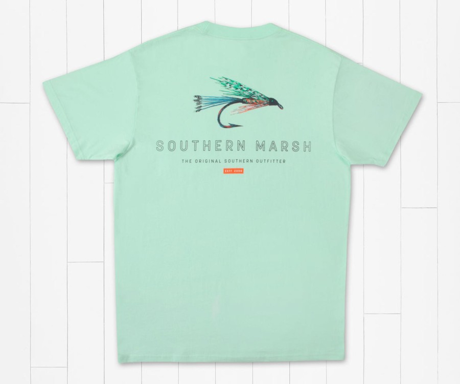 Women'S Southern Marsh Original Tees | Fly Out Lines Tee