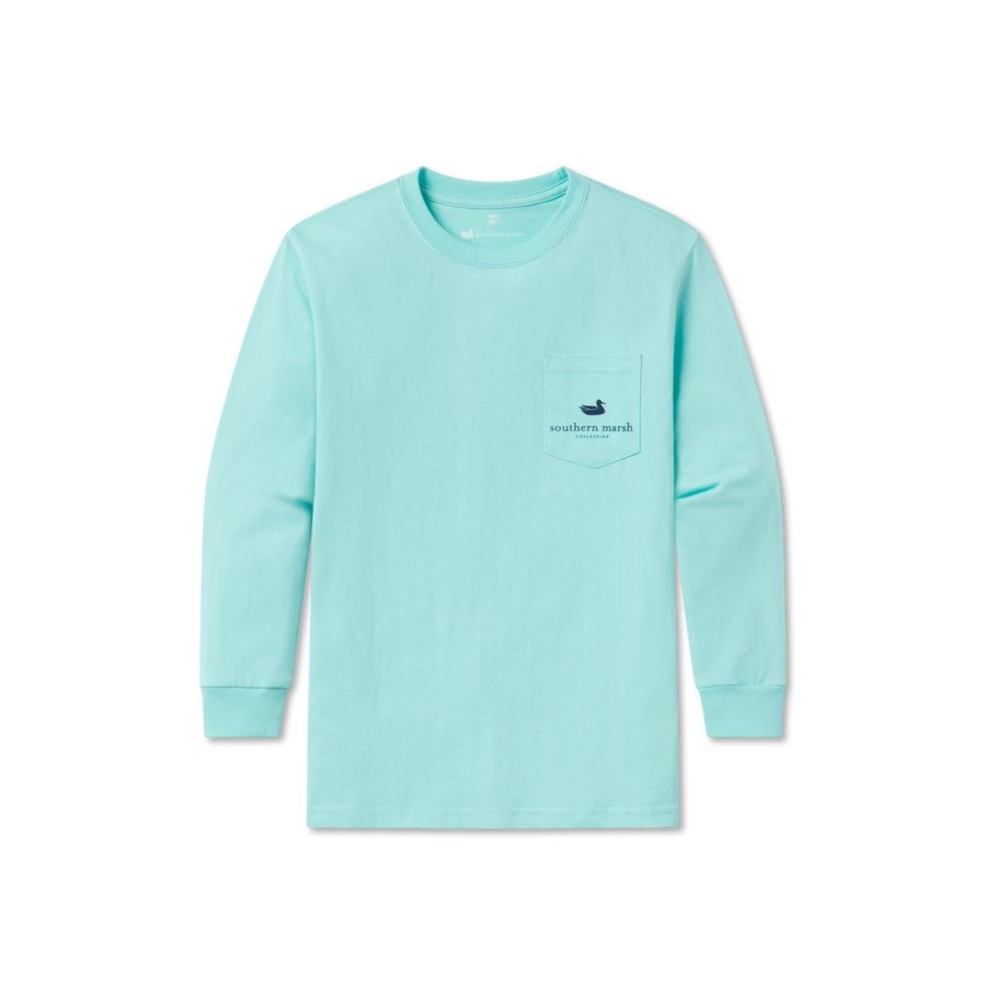 Youth Southern Marsh Original Long Sleeve Tees | Youth Backroads Collection Tee - Alabama - Long Sleeve