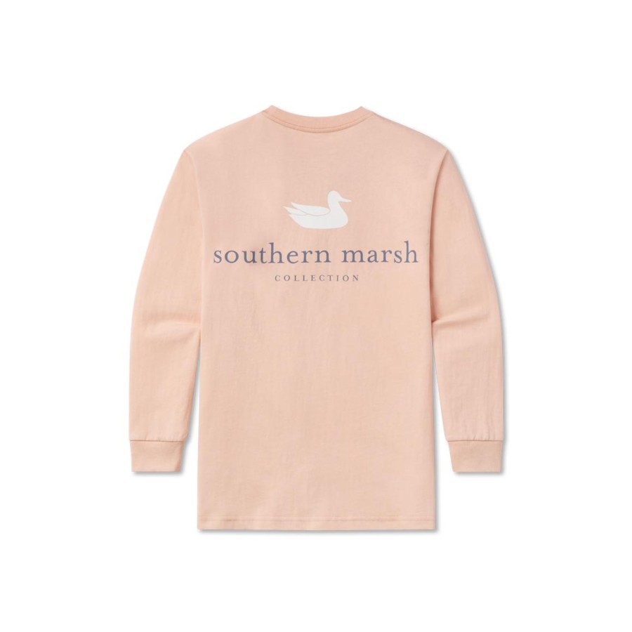 Youth Southern Marsh Original Long Sleeve Tees | Youth Authentic Tee | Long Sleeve