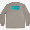 Men'S Southern Marsh Performance Long Sleeve Tees | Fieldtec Comfort Tee - Trout Fade - Long Sleeve