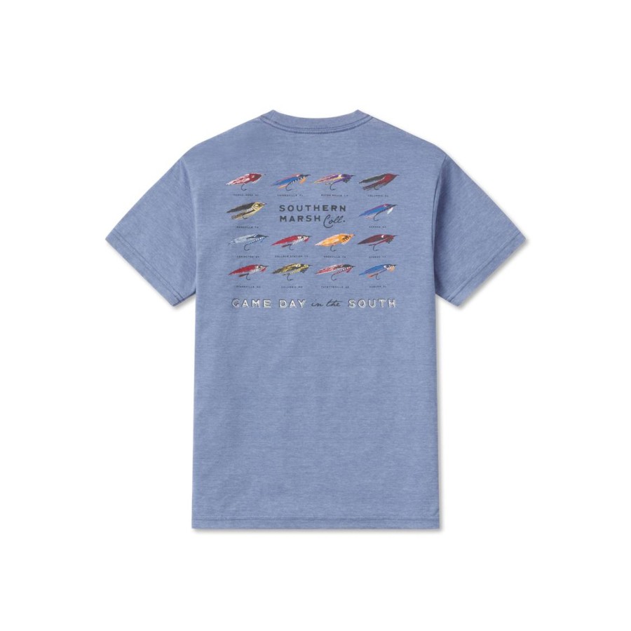 Youth Southern Marsh Seawash Tees | Youth Seawash Tee - Game Day In The South