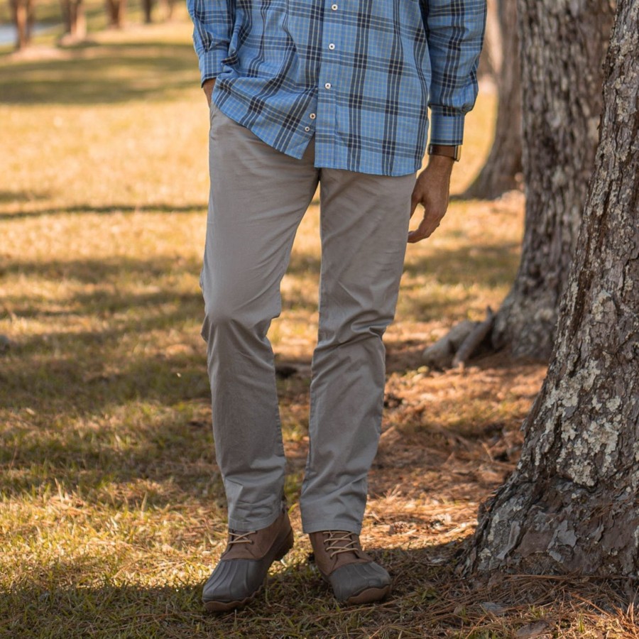 Men'S Southern Marsh Pants | Nantucket Performance Pant Washed Gray