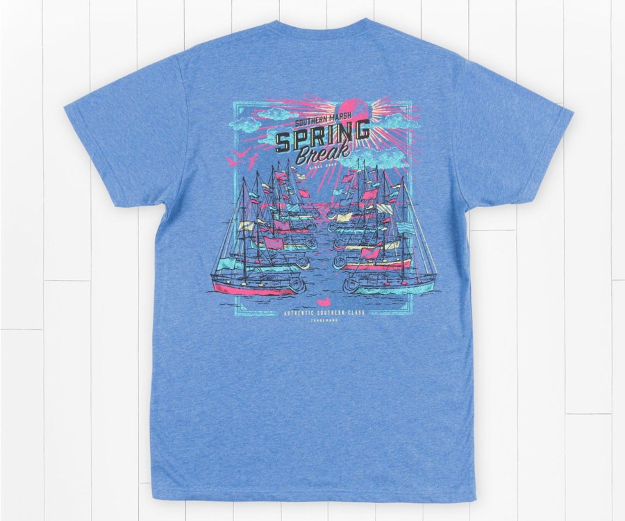 Men'S Southern Marsh Original Ss Tees | Set Sail | Spring Break