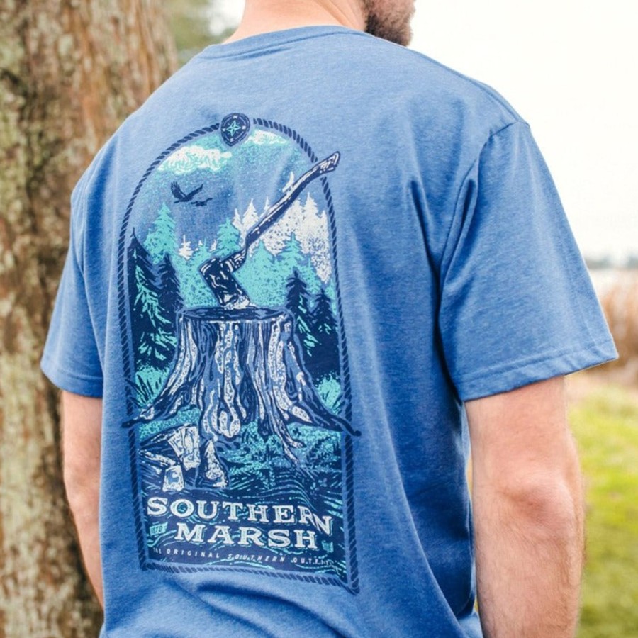 Men'S Southern Marsh Original Ss Tees | Relax & Explore Tee | Axe