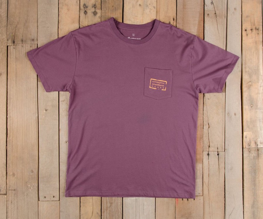 Men'S Southern Marsh Original Ss Tees | Authentic Heritage Tee | Louisiana Iris