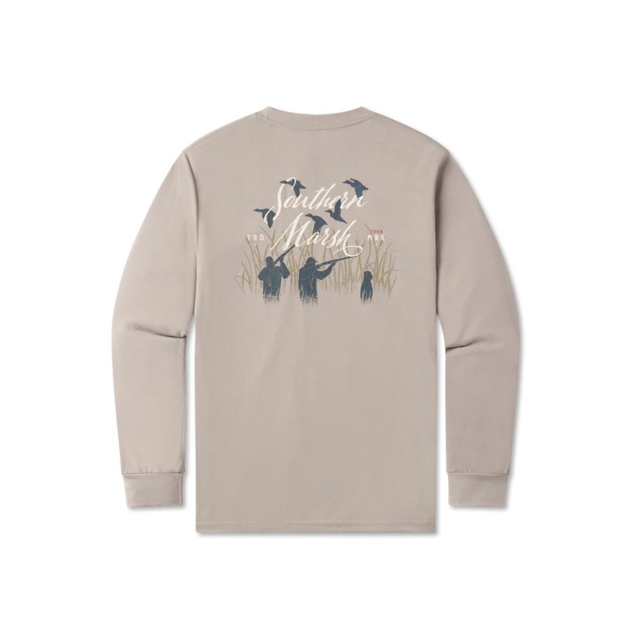 Women'S Southern Marsh Performance Long Sleeve Tees | Fieldtec Comfort Tee | Morning Flyover