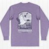 Men'S Southern Marsh Original Ls Tees | Vistas Mallard Tee - Long Sleeve Washed Iris