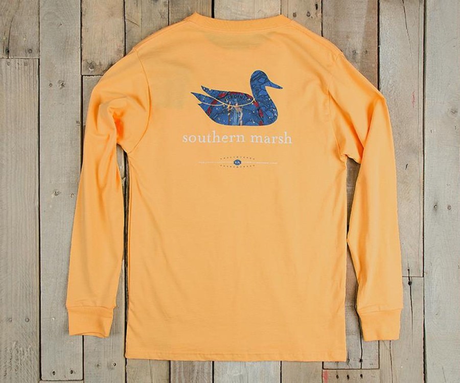 Women'S Southern Marsh Original Long Sleeve Tees | Authentic Heritage Tee | Virginia | Long Sleeve