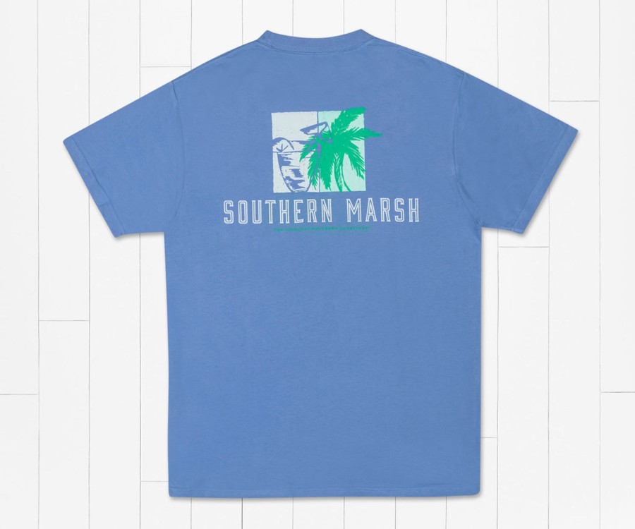 Men'S Southern Marsh Original Ss Tees | Branding Collection Tee | Beach Drinks