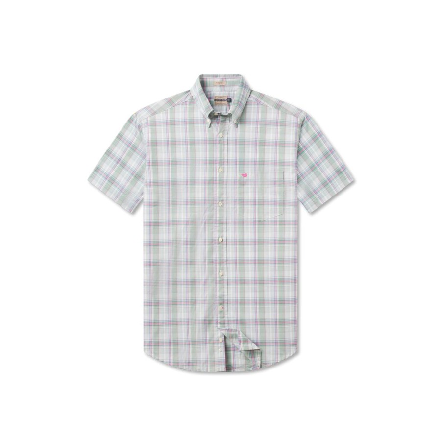 Men'S Southern Marsh Short Sleeve | Catawba Plaid Dress Shirt | Short Sleeve