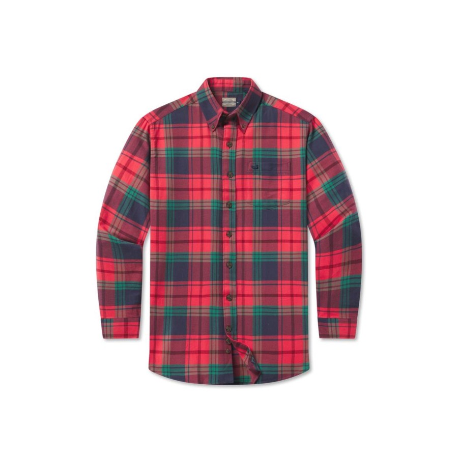 Men'S Southern Marsh Flannel | Sussex Plaid Flannel