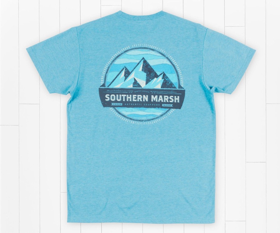 Youth Southern Marsh Original Tees | Youth Branding Collection Tee | Summit Washed Barbados Blue