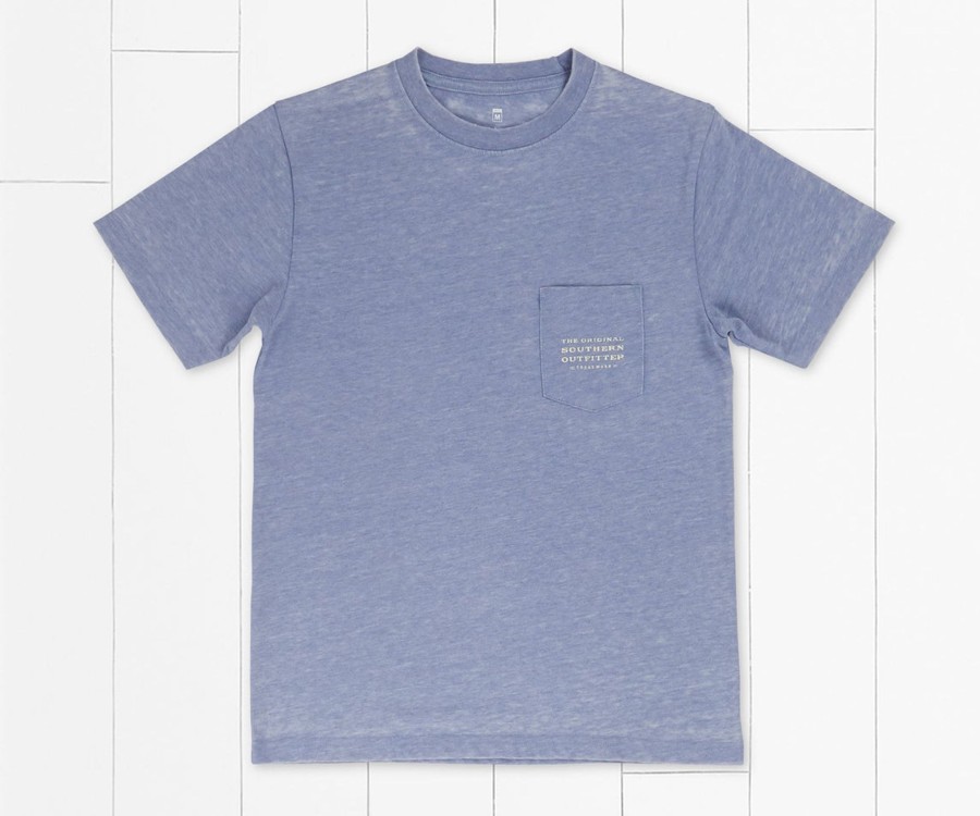 Youth Southern Marsh Seawash Tees | Youth Seawash Tee | Three Ducks Washed Blue