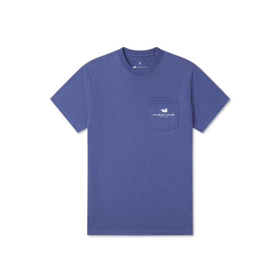 Men'S Southern Marsh Original Ss Tees | Altitude Tee | Goggles Bluestone