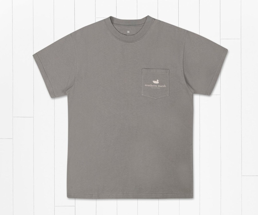 Men'S Southern Marsh Original Ss Tees | Vintage Caps Tee | Original Southern Dark Gray