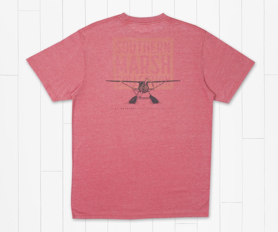 Women'S Southern Marsh Seawash Tees | Seawash Tee - Floatplane Takeoff