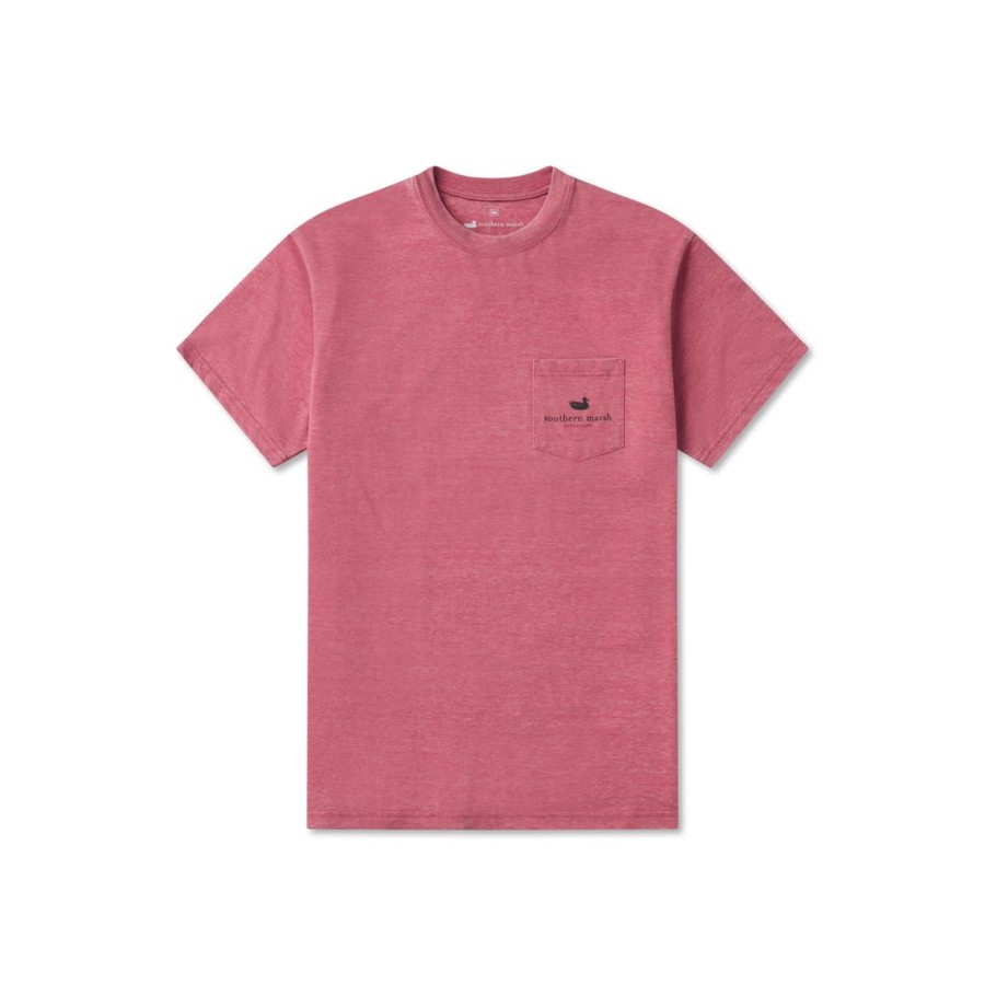 Women'S Southern Marsh Seawash Tees | Seawash Tee - Mallard In The Making Rhubarb