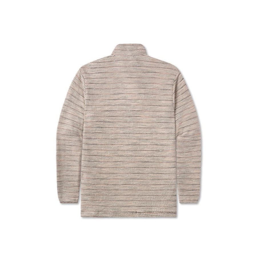 Women'S Southern Marsh Women'S Fit Tops | Pawleys Rope Pullover | Stripes Oatmeal