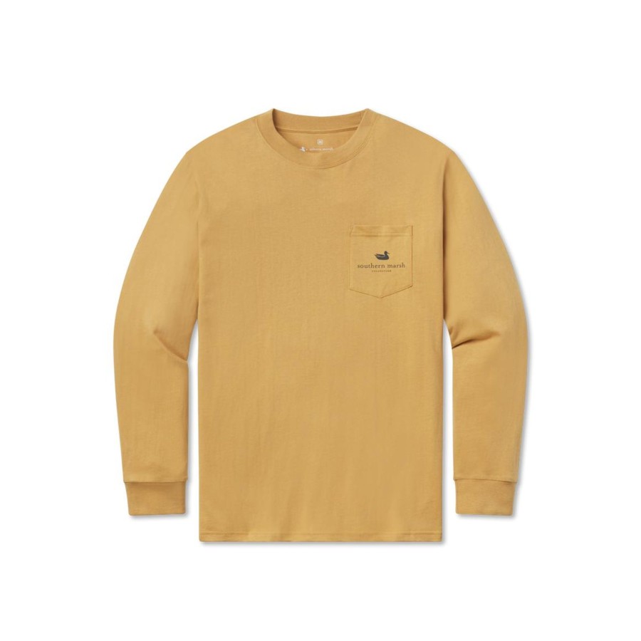 Men'S Southern Marsh Original Ls Tees | Birdshot Tee - Long Sleeve