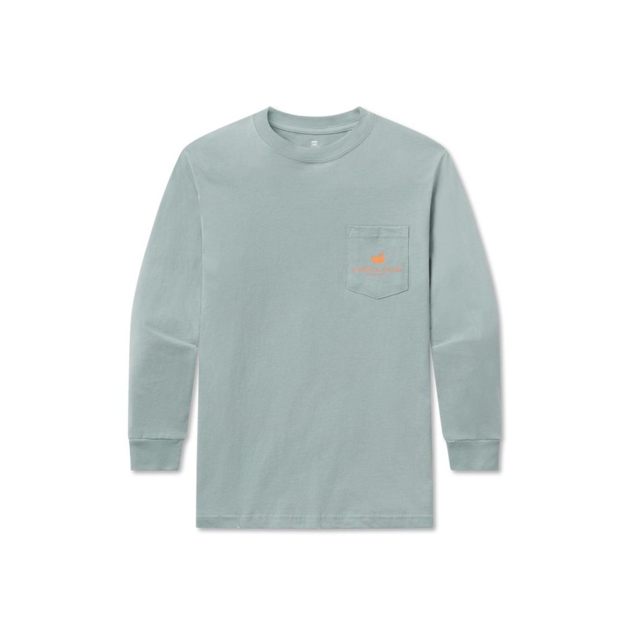 Youth Southern Marsh Original Long Sleeve Tees | Youth Warning Duck Tee | Long Sleeve