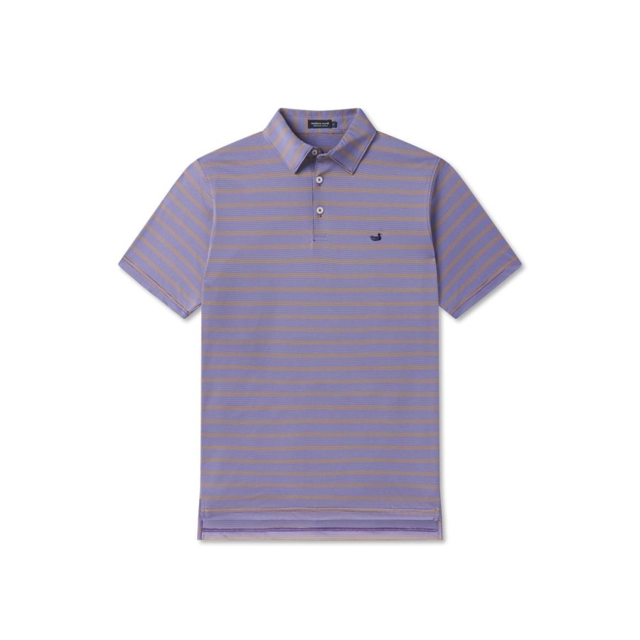 Men'S Southern Marsh Polos | Bermuda Performance Polo - Panama Stripe