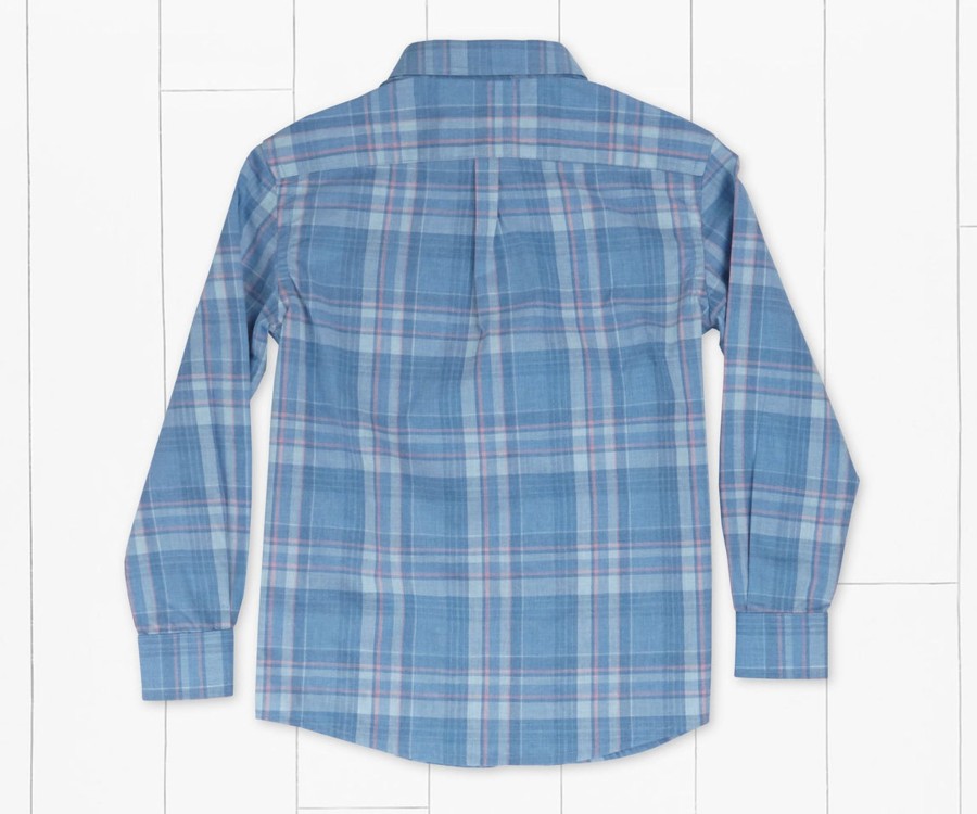 Youth Southern Marsh Dress Shirts | Youth Potomac Relaxed Plaid Dress Shirt