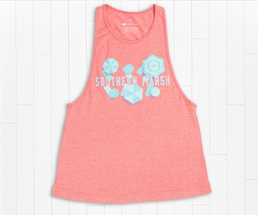 Women'S Southern Marsh Tanks | Marci Tank | Umbrellas