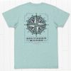 Women'S Southern Marsh Original Tees | Branding Collection Tee | Compass Washed Moss Blue