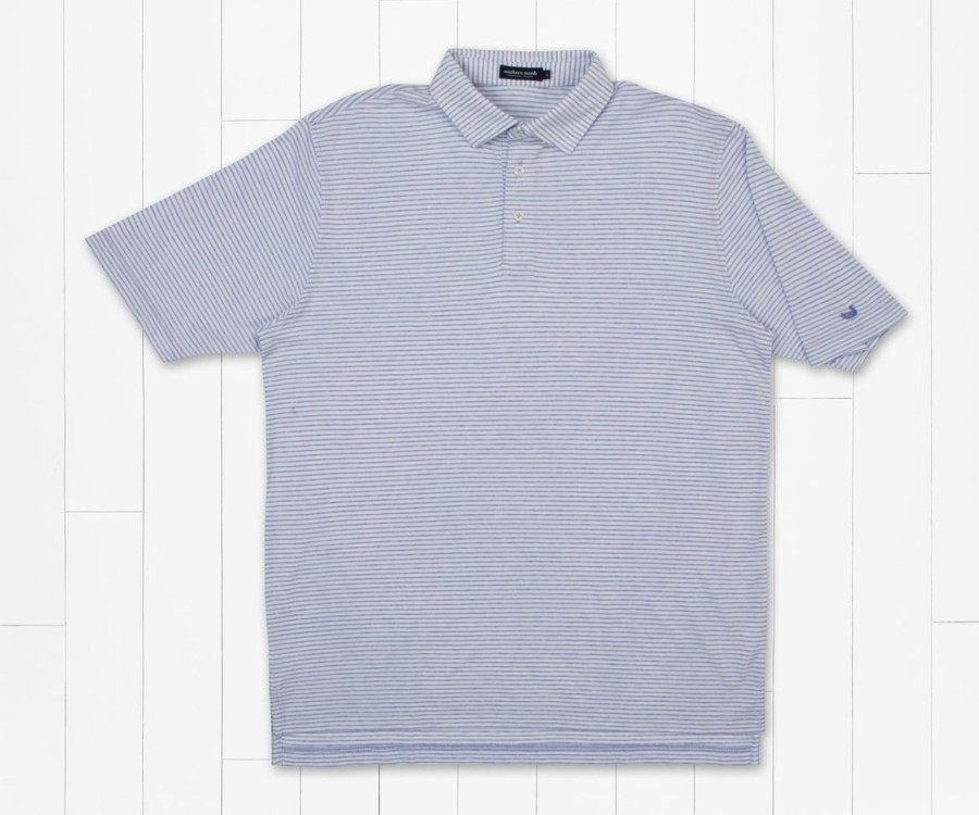 Men'S Southern Marsh Polos | Marshlux Mangrove Stripe Pique Polo