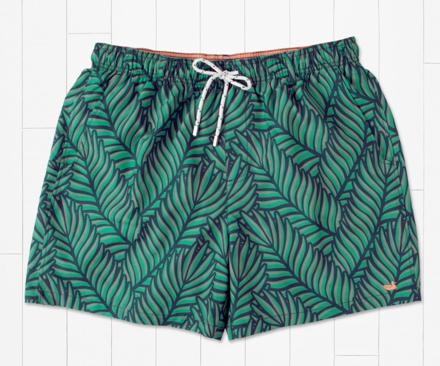 Men'S Southern Marsh Swim Trunks | Dockside Swim Trunk - Palmdale Playa