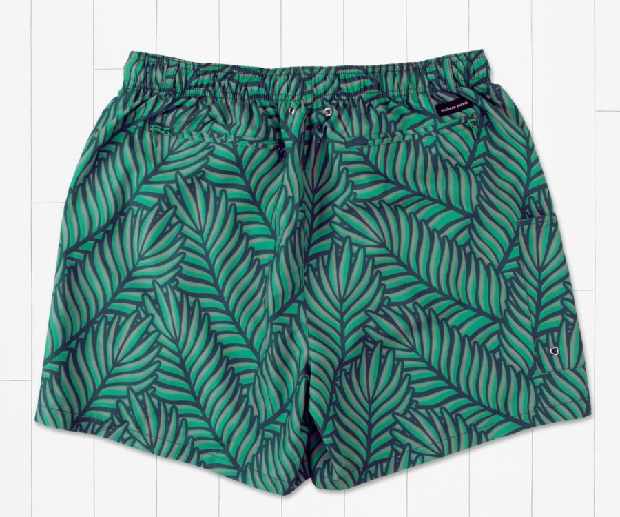 Men'S Southern Marsh Swim Trunks | Dockside Swim Trunk - Palmdale Playa