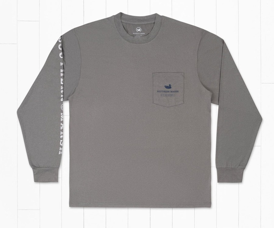 Men'S Southern Marsh Performance Long Sleeve Tees | Fieldtec Featherlight Tee | Surf Trio