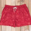 Men'S Southern Marsh Swim Trunks | Dockside Swim Trunk - Bali Red Bali