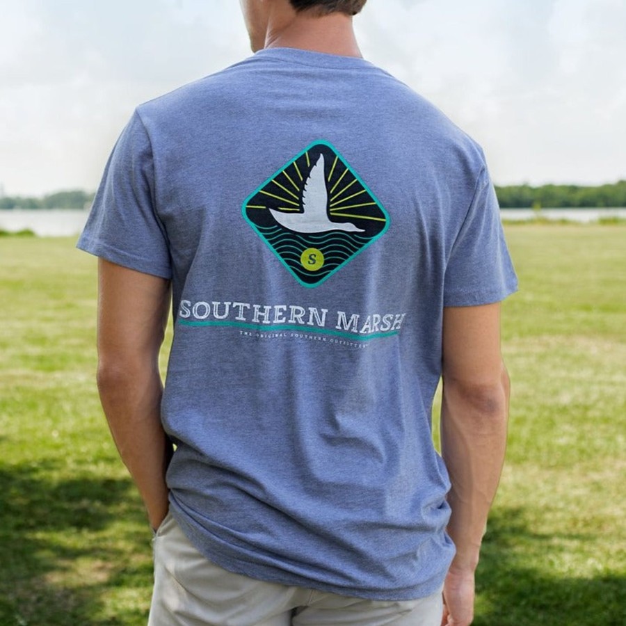 Men'S Southern Marsh Original Ss Tees | Branding Collection Tee | Flying Duck