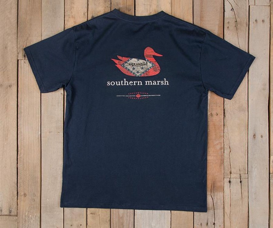 Men'S Southern Marsh Original Ss Tees | Authentic Heritage Tee | Arkansas