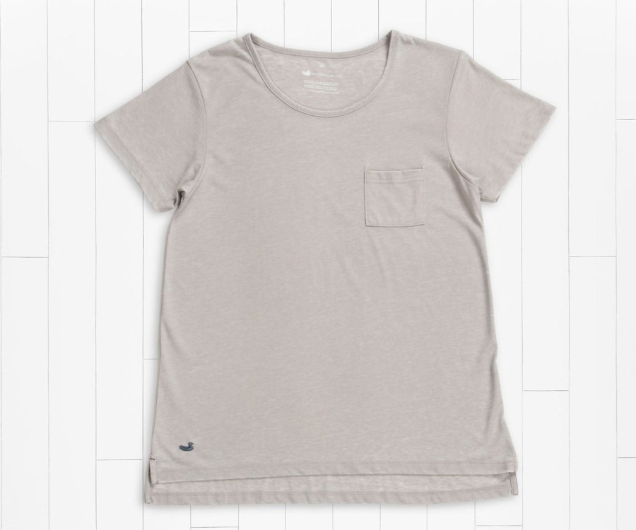 Women'S Southern Marsh Seawash Tees | Tori Seawash Pocket Tee