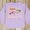 Youth Southern Marsh Original Long Sleeve Tees | Youth Outfitter Series Tee | Collection | Long Sleeve Wharf Purple