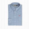 Youth Southern Marsh Dress Shirts | Youth Mattox Relaxed Check Dress Shirt Navy And Pink