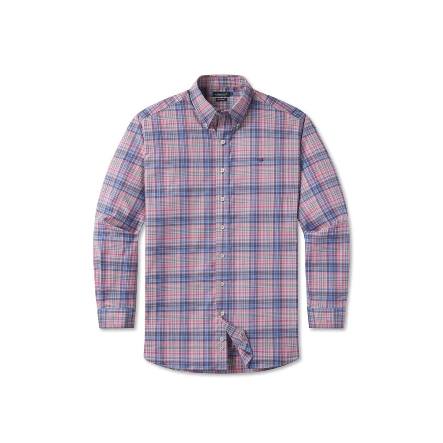 Men'S Southern Marsh Performance | Hays Performance Check Dress Shirt