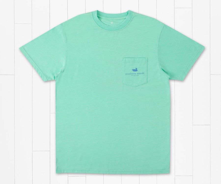 Men'S Southern Marsh Seawash Tees | Seawash Tee - Distant Shores