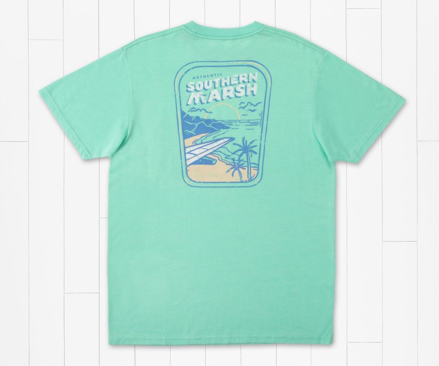 Men'S Southern Marsh Seawash Tees | Seawash Tee - Distant Shores