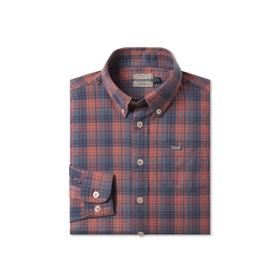 Youth Southern Marsh Dress Shirts | Youth Holly Ridge Washed Dress Shirt