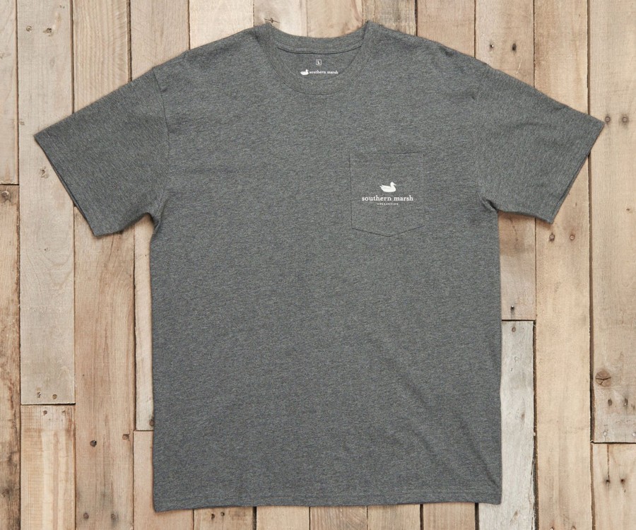 Men'S Southern Marsh Original Ss Tees | River Route Collection Tee - Alabama & Georgia