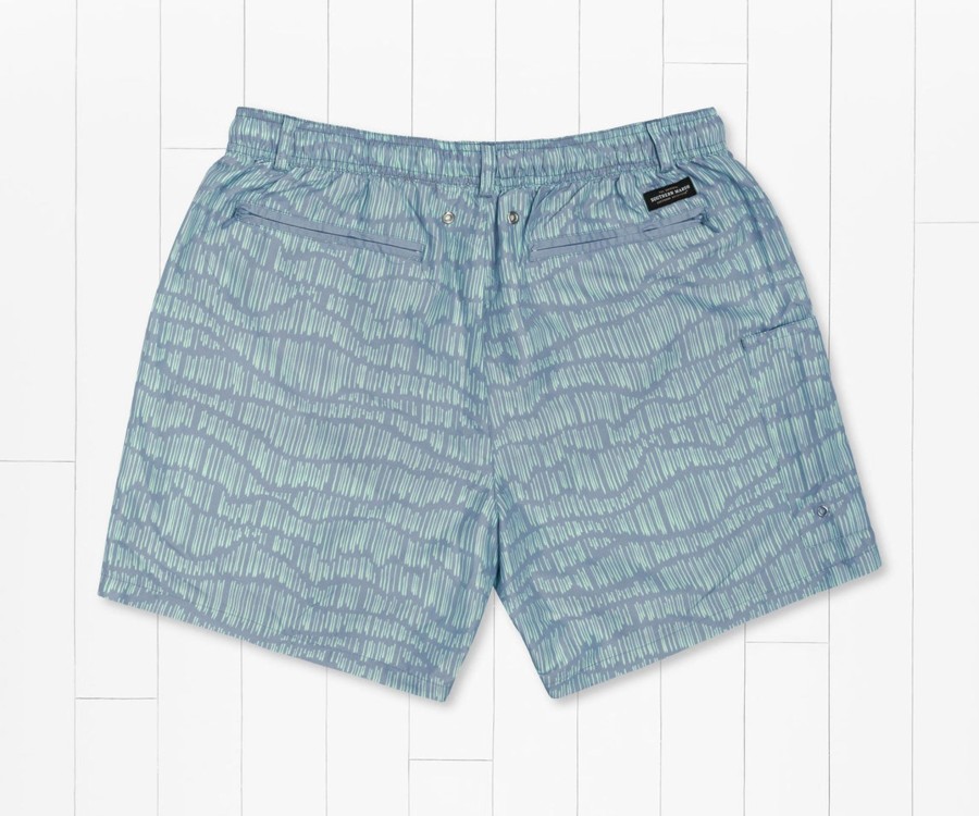 Men'S Southern Marsh Swim Trunks | Dockside Swim Trunks | Falling Lines