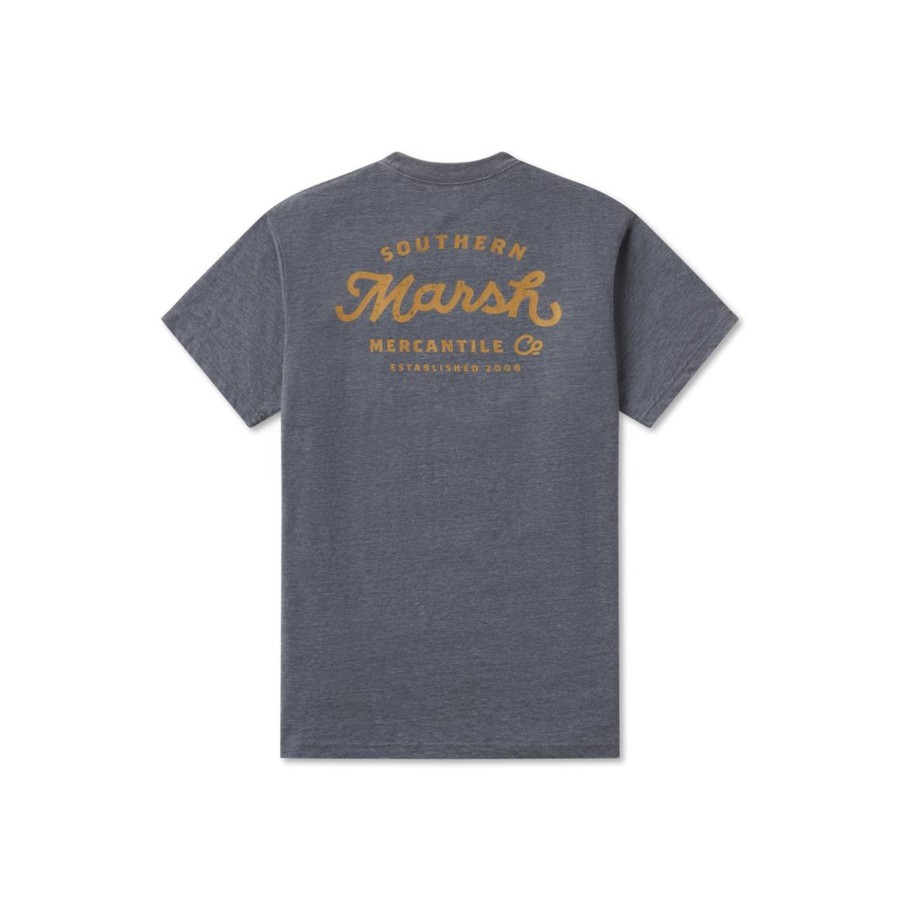 Women'S Southern Marsh Seawash Tees | Seawash Tee - Marsh Mercantile Co. Midnight Gray