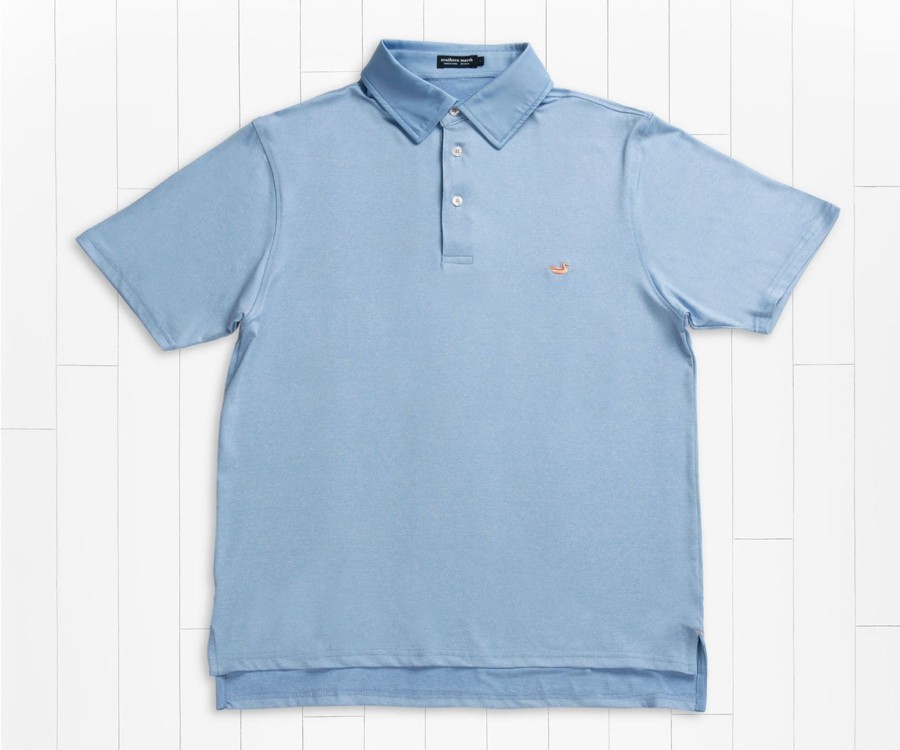 Youth Southern Marsh Polos | Youth Rutledge Heather Performance Polo